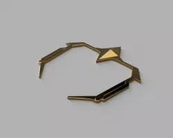 Captain Marvel Bracer Armor 3D Print STL for Cosplay