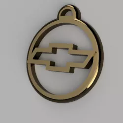 Chevrolet Logo Keychain