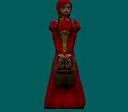 Children toy, little redhood girl for decorative or play purpose