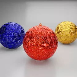 Christmas tree ball ornament