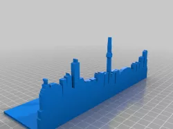 City Skyline Bookends - Toronto & New York City