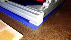 CNC support foot for 20mm section frame