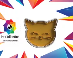 COOKIE CUTTER MASCOTS CATS FACE KITTY CAT