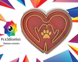 COOKIE CUTTER PET LOVERS HEART HEART HANDS AND PAWS