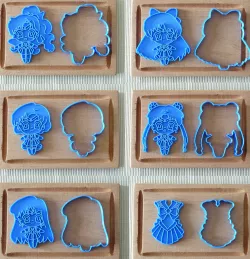 cookie cutters cookie cutters sailor moon pack chibi
