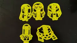 Cookie cutters Minion set