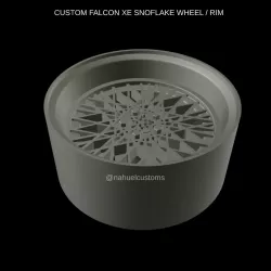 CUSTOM FALCON XE SNOFLAKE WHEEL / RIM