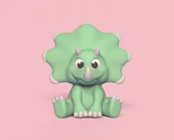 Cute Triceratops