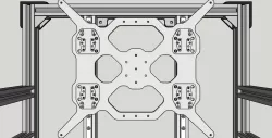 [Cyber Type-R] Bed Carriage For Ultimaker Heatbed (5mm 6061 Aluminium)