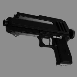 DC-17 Blaster Pistol (Long and Short Versions) - 3D Print .STL File
