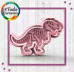 Dinosaur rex skeleton cutter
