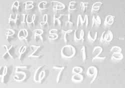 STL file Letter stamp - alphabet stamp in block capitals - 6x5mm