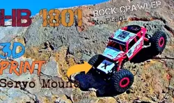 DIY 3D print Servo Mount for HB 1801 Mini 1:18 4x4 Crawler