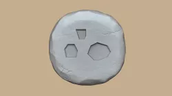 Dust Rune - Runescape - STL Keychain