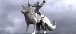 Elven wolf rider 3