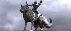 Elven wolf rider 4