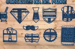 Father's Day cutters - cookie cutters father's day