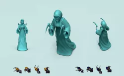 Female Tibia Brotherhood Outfit - Printable
