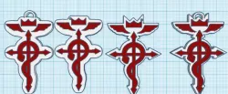 Flamel Keychain / Fullmetal Alchemist