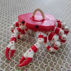 Flexible and articulated crab gripper
