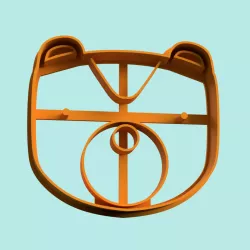 forest bear cookie cutter stamp