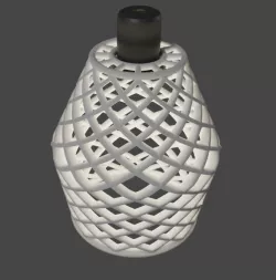 geometric rhombus lamp