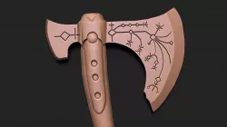 GOD OF WAR KRATOS AXE