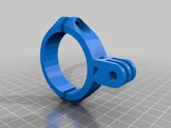 gopro mount hard dog rollbar 1.75" dia rotated base