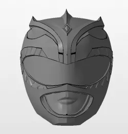 Green Power Ranger Helmet ( bat in the sun version)