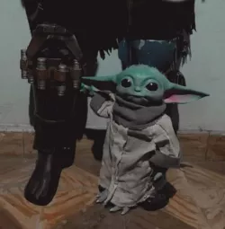 GROGU life size style, articulated figure for 3D printing