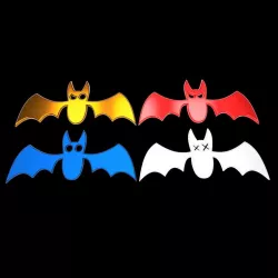 Halloween bat crew