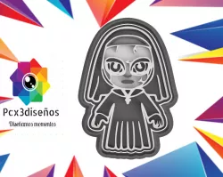 HALLOWEEN COOKIE CUTTER THE NUN