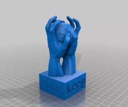 Hands holding earth