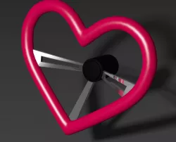 Heart steering wheel