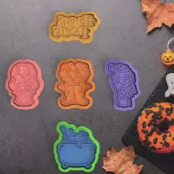 Hocus Pocus Cookie Cutter Set (For Personal Use Only)