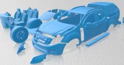 Isuzu D-Max Double Cab Huntsman 2014 Printable Car