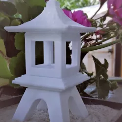 Japanese Zen garden lantern (H130mm L70mm)