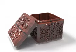 Jewelry box, Ring Box, Jewelry storage box STL, Trinket box, STL models for CNC and 3D printing, stl