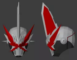 Kamen Rider Saber Dragonic Knight Pepakura/Eva Foam Template