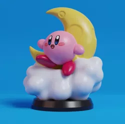 Kirby Moon Figure