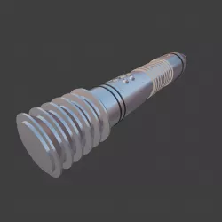Kit Fisto Lightsaber 3D Print File