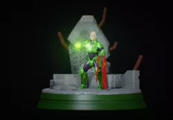 Lex Luthor Superman Villain Diorama STL