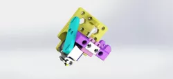 Lion Mount Front BLTouch Sensor Bowden Carriage for Anet A8 & Prusa i3!