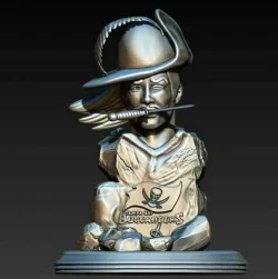 Logo Tampa Bay Buccaneers Football - NFL 3D print model