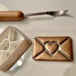 Love letter stamp/cutter set