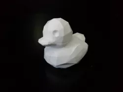 Low poly duck