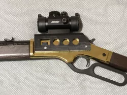 Low-profile Barra 1866 dovetail scope rail