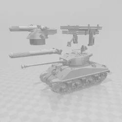 M4 Sherman, Sherman II, and Sherman-Ardennes for Dust 1947