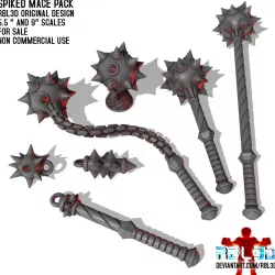 Mace pack for action figures