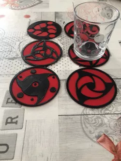 Mangekyo Sharingan Coasters